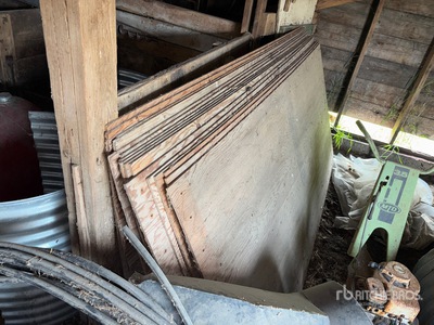 Quantity of (16) Wood Grain Bin Ring Panels
