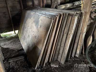 Quantity of (20) Wood Grain Bin Ring Panels