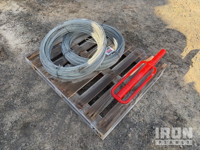 Quantity of Fencing Wire & Steel Post Driver