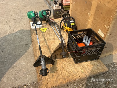 Gas Powered Weed Eater, Strings & Chain Saw Divers