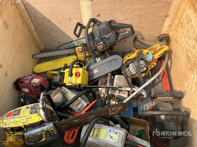 Quantity of Chainsaw & Weed Eater (Inoperable)