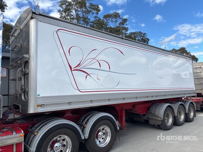 2021 Hercules Tri/A B-Double Lead Sliding End Dump Trailer