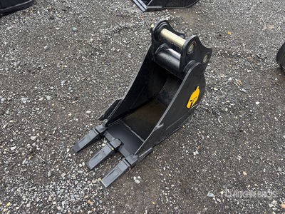 Trojan 35CL 12 in Digging Cazo para excavadora - Fits 40mm Cat 303, 303.5, 304 Case, New Holland, Kobelco SK35 Deere/Hitachi 35D/G