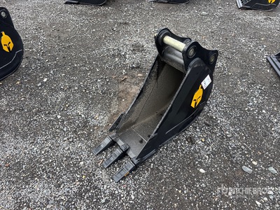 Trojan 50CL 12 in Digging Cazo para excavadora - Fits 45mm Cat 305, 305.5 Komatsu PC45/50/55 Hyundai R55, Hitachi/Deere 50D/G Case, New Holland, Kobelco SK50 Bobcat E50/341/337