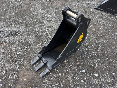 Trojan 50CL 12 in Digging Cazo para excavadora - Fits 45mm Cat 305, 305.5 Komatsu PC45/50/55 Hyundai R55, Hitachi/Deere 50D/G Case, New Holland, Kobelco SK50 Bobcat E50/341/337