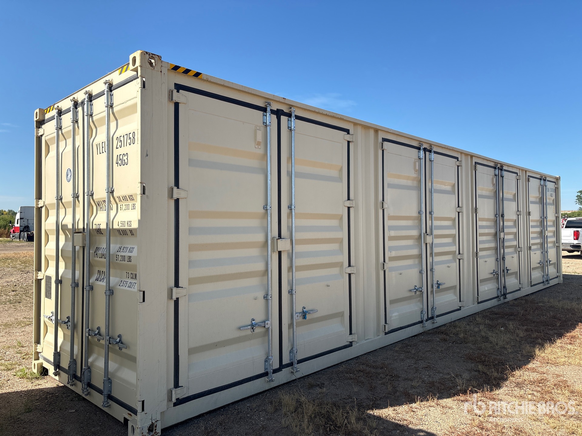 2025 40 ft High Cube Multi-Door Storage Container (Unused)
