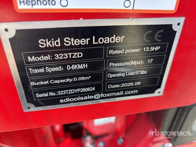 2026 SDLOOL SL323TZ Compact Track Loader (Unused)