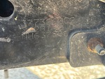 Frame Stamp Serial Number/VIN Photo