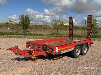 2017 GOURDON PE6000 4240 kg Remorque 2 Essieux T/A Equipment Trailer