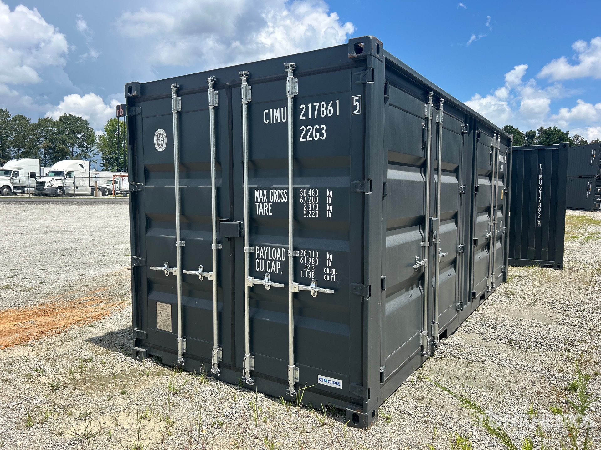2026 20 ft Standard Multi-Door Storage Container
