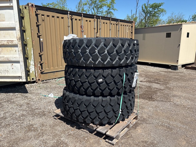 (3) Michelin 16.00R20 Tires w/Wheels