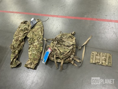 (13) Assault Packs, (25) M4 Three Mag Pouches & Assorted Items
