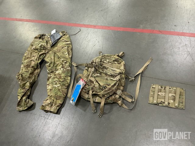 (13) Assault Packs, (25) M4 Three Mag Pouches & Assorted Items