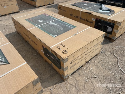 2026 KJ K4020 Steel Carport Abri (Unused)