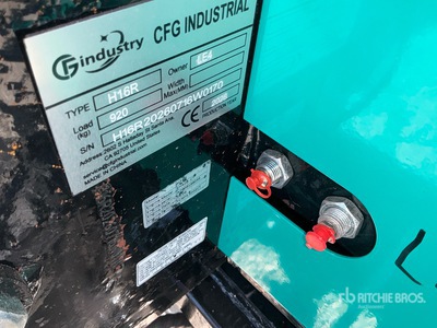 2026 CFG H16R Mini pelle hydraulique (Unused)
