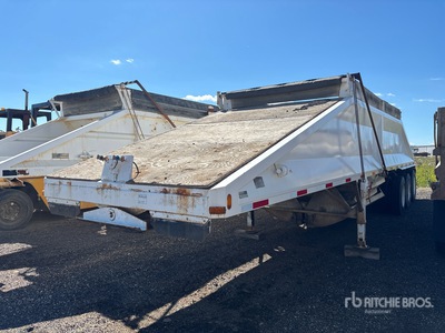 1990 Midland 40 ft Tri/A مقطورة للتفريغ السفلي