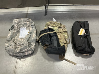 (6) Assorted Luggage Bags, (1) Deployment Bag & Assorted Items