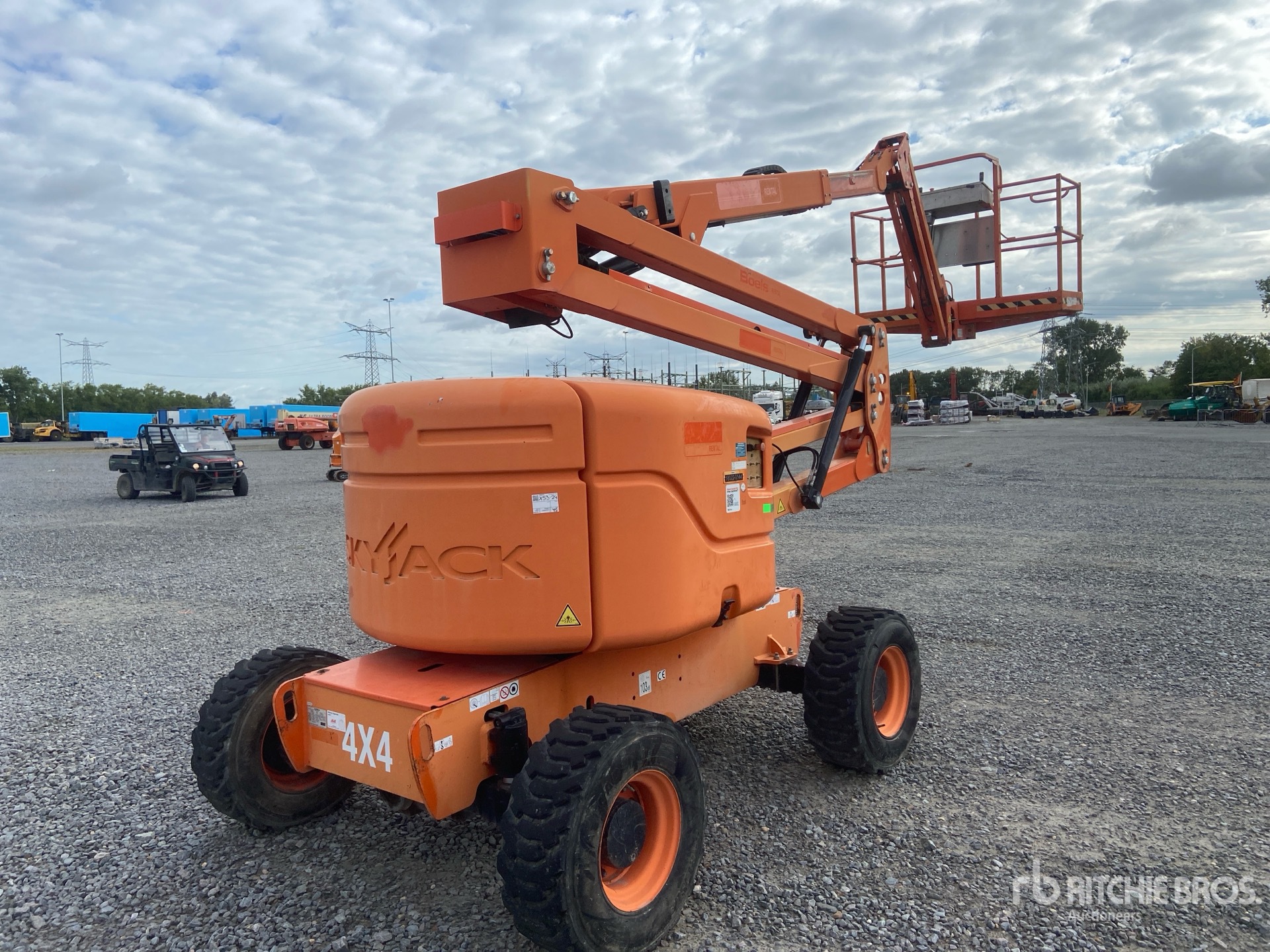 2015 Skyjack SJ46AJ 4WD Diesel Articulating Boom Lift