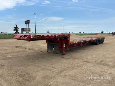2008 Manac Tri/A 50 ft Extendable Step Deck Trailer