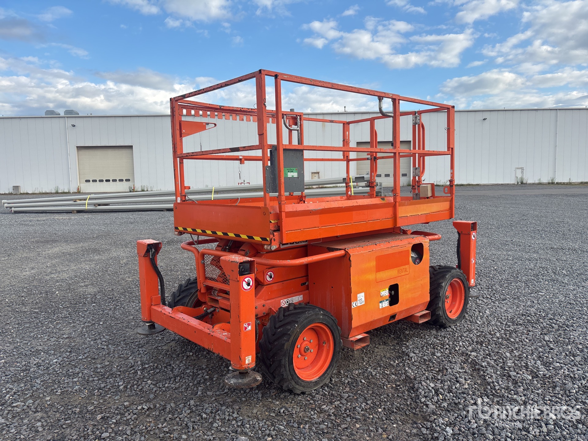 2018 Skyjack SJ6826 RT 4x4 Diesel Scissor Lift (Inoperable)