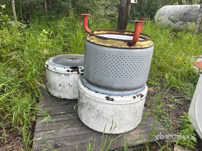 Quantity of (3) Steel Fire Pit