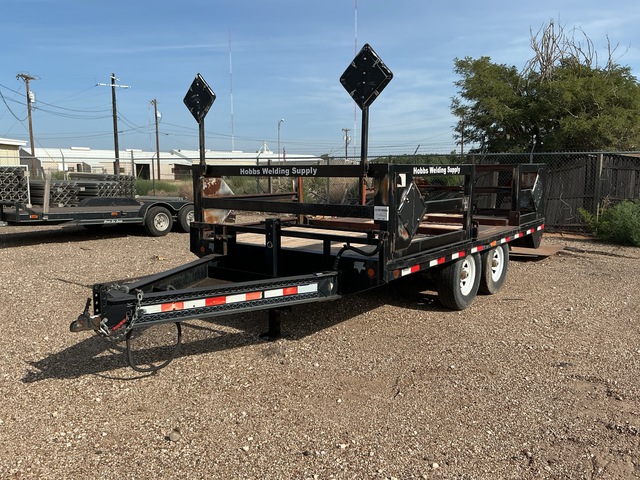 2008 PJ Trailers 14 ft T/A Welding Supply Flatbed Trailer
