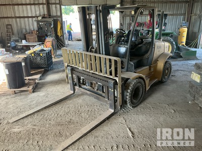 2012 Yale GDP155VXNCBE102 14300 lb Pneumatic Tire Forklift