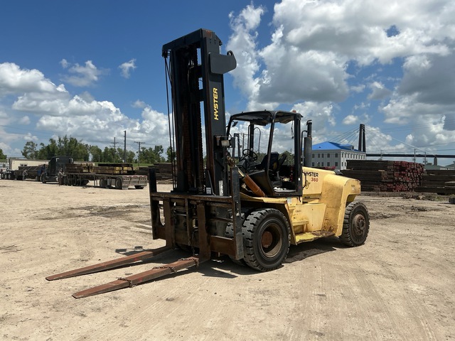 Hyster H360HD 36000 lb Pneumatic Tire Forklift