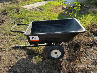 Poly Tow Behind Dump Utility Cart