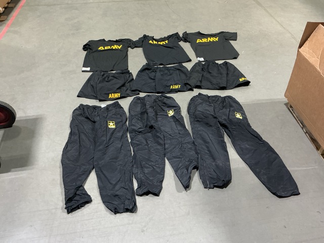 (50) Pairs of Pants, (65) Pairs of Trunks, (355) T-Shirts & Assorted Items