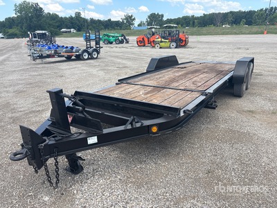 2017 Towmaster T-14DT 7200 lb 20 ft T/A Tilt Deck Trailer