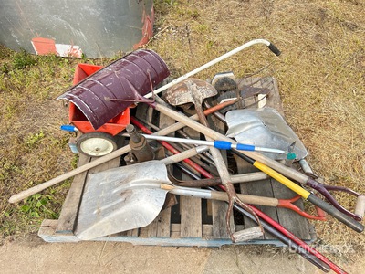 Quantity of Shovels, Fork, Bottle Jack & Fertilizer Spreader