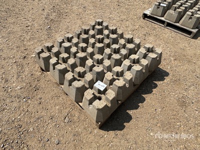 Quantity of (16) Concrete Deck Blocks
