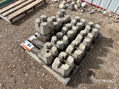 Quantity of (12) Concrete Deck Blocks
