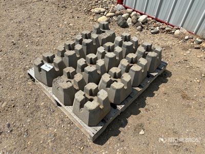 Quantity of (12) Concrete Deck Blocks