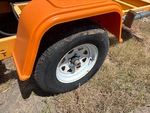 Trailer Chassis with Left Tire