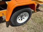 Trailer Chassis with Left Tire