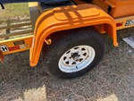 Trailer Chassis with Right Tire