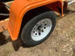 Trailer Chassis with Left Tire