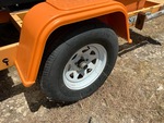 Trailer Chassis with Left Tire