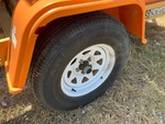 Trailer Chassis with Right Tire