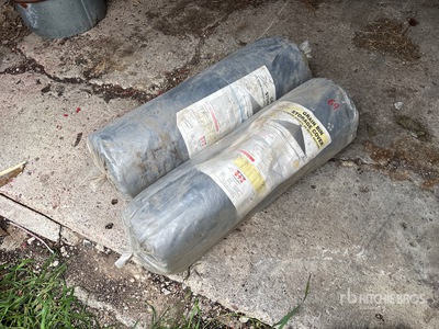 Quantity of (2) 22 ft Grain Bin Storage Cover