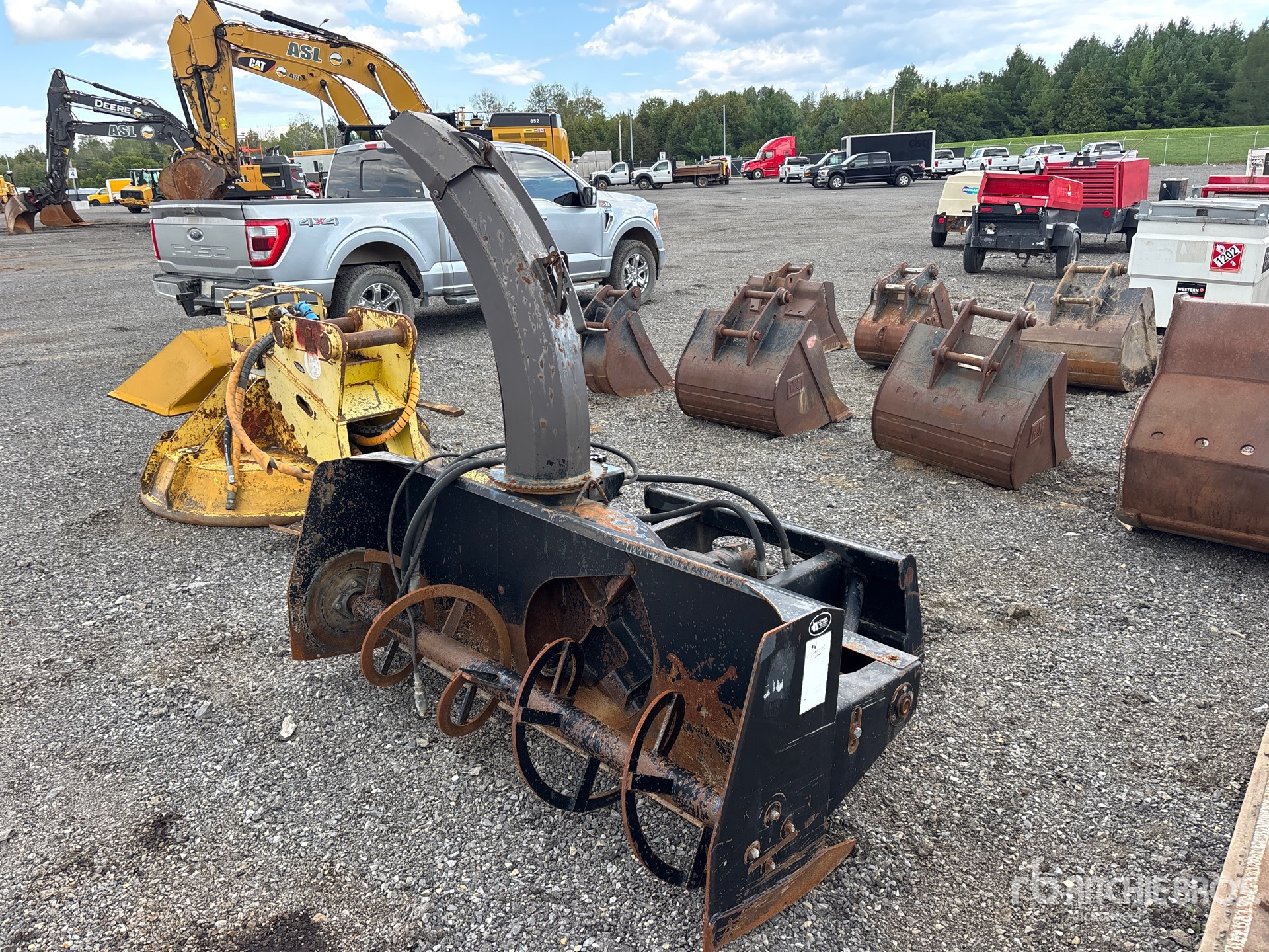 2014 Renegade 6 ft 2 in 1 Way Hydraulic Snow Blower - Fits Skid Steer Loader