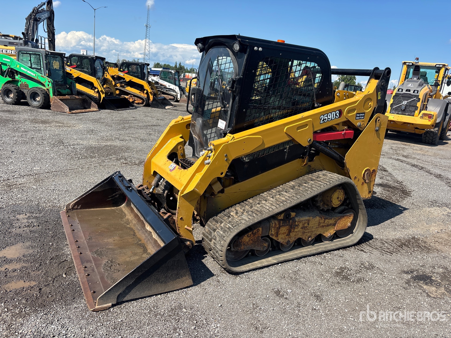 2021 Cat 259 D3 Two-Speed High Flow Compact Track Loader