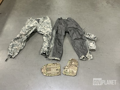 (2) Equipment Cases, (46) Entrenching Tool Carriers & Assorted Items