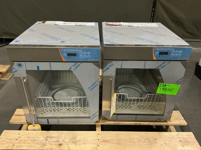 (2) Enthermics EC250L Brand Warming Cabinets