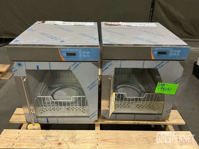 (2) Enthermics EC250L Brand Warming Cabinets