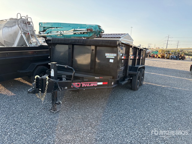 2026 ED Trailers LPT8314273S-BP 14 ft T/A Dump Utility Trailer