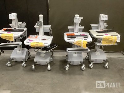 (4) Ergotron Medical Carts