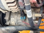 Engine with A/C Compressor